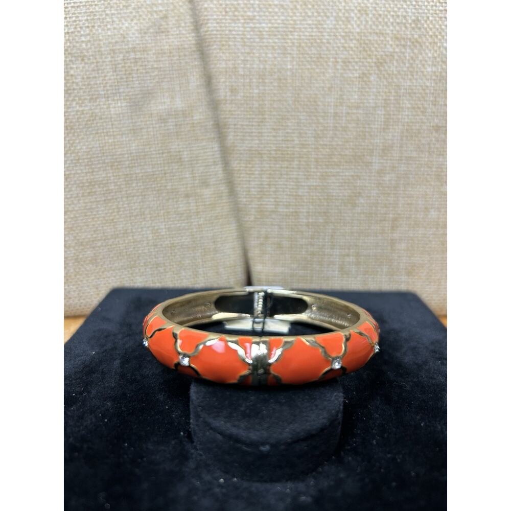Sequin Nordstrom Multicolor Gold Tone Statement Enamel Bangle Bracelet #549